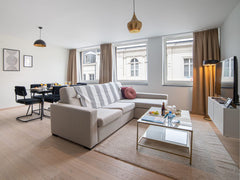 This beautiful two-bedroom apartment is full of light and the many windows are o Brussels, Belgium Sweet Inn | Contemporary 2BR near Brussels Palace Entire rental unit vacation rental 40413605