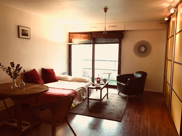 Le Bassin de la Villette est un quartier bucolique et branché à moins de 30 minu Paris, France 30m2 lumineux et central avec terrasse privée Private room in condo vacation rental 21614991
