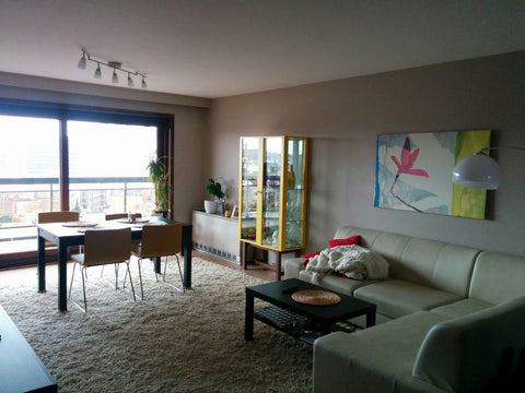 Beautiful Bright Apartment, which consists of a: living room with big expandable Evere, Belgium lovely flat near Airport max 4 ppl. Entire rental unit vacation rental 5442695
