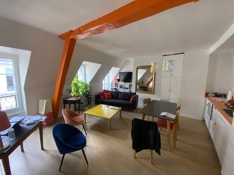 Appartement situé au 3ème  étage sans ascenseur.<br />Duplex avec une 1ère chamb Paris, France Duplex plein cœur du Marais, 2 ch+2sdb Entire rental unit vacation rental 20899432