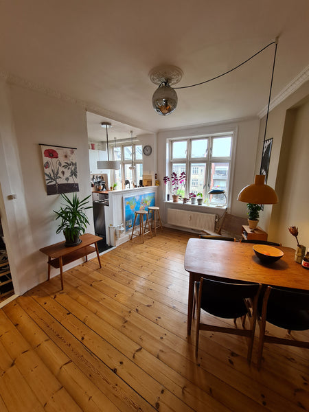 Spacious and bright apartment with a king-size bed for two, and the option to ac Copenhagen, Denmark Cozy 3-room apartment centrally in hip Nørrebro Entire condo vacation rental 643259917271627317