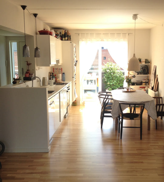 The apartment is our home and has two floors, it's light and spacious (110 sqm)  Copenhagen, Denmark Minimalistic danish design and 8min to center Entire rental unit vacation rental 19679782