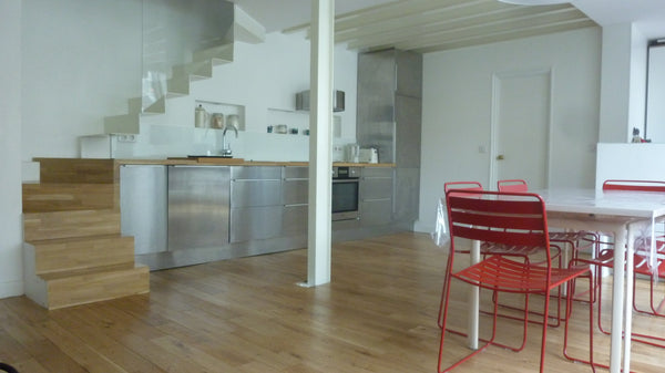 Appartement en duplex type maison, RdC calme et lumineux composé d'un espace ouv Paris, France LOFT en DUPLEX / 95m² / PARIS 15éme Entire rental unit vacation rental 7283814