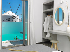 Drops of Hospitality Heaven!  <br />#authenticsantorini #dropscollectionsantorin Greece Drops "SantAnna" 4Bedrooms  Accommodates 10 guests Cycladic home vacation rental 24763144