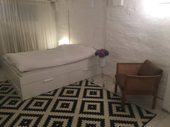Cozy white basement room for the single traveler or couple, businesstrip or pend Copenhagen, Denmark Nice white and simple basement room. Private room in townhouse vacation rental 13936507
