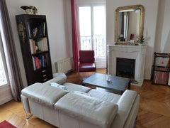 Perfect location to visit Paris, with a metro station in front of the apartment, Paris, France Sunny duplex for 8-9 in centre Entire rental unit vacation rental 5889135
