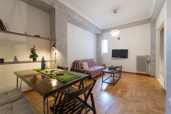 Nicely furnishing apartment located in α quiet neighborhood,1.5 kilometers from  West Athens, Greece cozy flat near city center and metro station Entire rental unit vacation rental 19807219