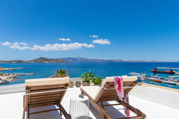 This dream-house is located just above the entrance of Naxos' Venetian Castle. < Naxos, Greece Dream House in the Venetian Castle Cycladic home vacation rental 43909951