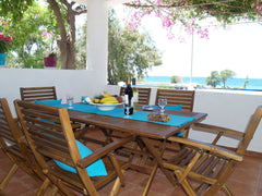 The Magical Sunset House is located in a quiet and private location next to the  Rhodes, Greece MAGICAL SUNSET HOUSE  BEACH  FRONT Cycladic home vacation rental 13391552