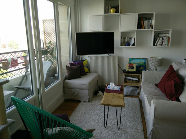 Il s'agit d'un petit deux pièces fonctionnel. La cuisine est équipée comme il se Paris, France Deux pièces avec vue sur Paris Entire rental unit vacation rental 15920987