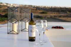Vino Houses are hanging down at the end of the traditional village Finikia conne Greece Vino Houses "VINSANTO" villa Cycladic home vacation rental 15577521