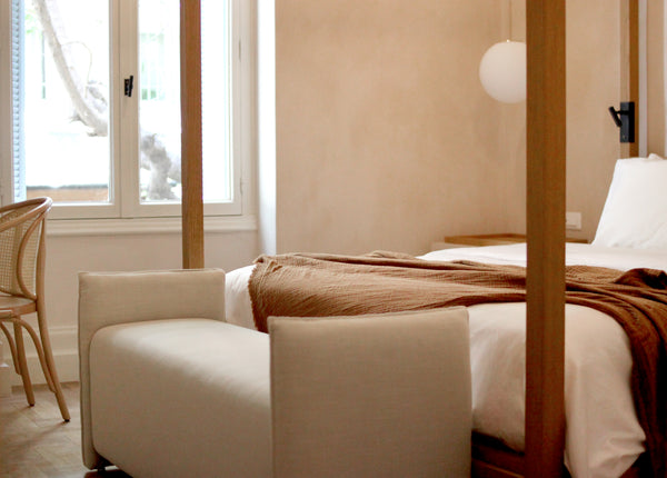 The window overlooking the verdant pedestrian street transfers the sounds from t Athens, Greece The Ballad (Monsieur Didot - The residence) Room in bed and breakfast vacation rental 35824915