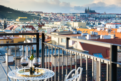 This brand new apartment is absolutely stunning!  In the very heart of Prague, y Prague, Czechia Steffany's court  ♦ Prague centre studio TOP view Entire rental unit vacation rental 39531318