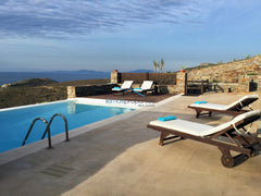 The villa is located in the area of Otzia and is 10 minutes from the harbor, 2 m Athens, Greece Stone built villa with a fantastic sea view Entire villa vacation rental 13216523
