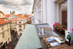 Comfortable and spacious apartment with bedroom, living room, kitchen, and bathr Prague, Czechia Royal Road Apartment Entire rental unit vacation rental 14563092