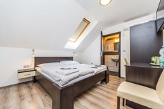Modern double room, on the 1st floor in a small hotel. The room has a satellite  Prague, Czechia Hotel & Restaurant - double room - Prague Room in hotel vacation rental 11876498