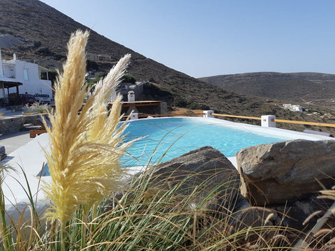 Art Villa, is located on the hill above Parikia, the main town and port of Paros Paros, Greece "Art" Villa with amazing Sea View / Pool-whirlpool Entire home vacation rental 13010807