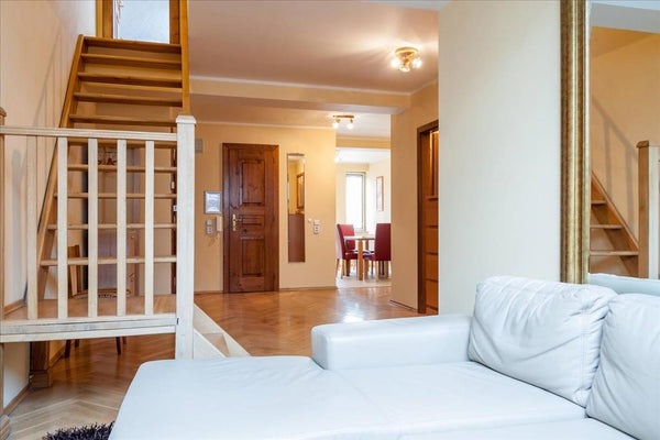 Lovely two bedrooms flat in one of the main streets in the center of Prague. Two Hlavní město Praha, Czechia UniqueTwo-bedroom Rooftop Apartment, max 4 pax Private room in loft vacation rental 28859517