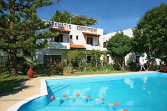 One of our 8 double/twin bedded rooms with private facilities at our guesthouse  Chania, Greece Summer Lodge double room 4 (long stay) Private room in bed and breakfast vacation rental 9581886