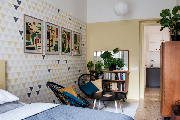 Feel the atmosphere of 60's in the newly refurbished apartment. It is situated i Prague, Czechia RETRO APARTMENT, Vinohrady, Slovenská ul. #Yellow Entire rental unit vacation rental 41895399