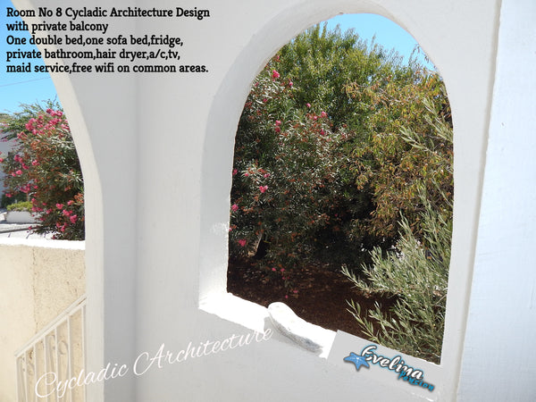Cycladic traditional architecture room <br />Beach:35m<br />Bedrooms:1(1Double B Greece Evelina Pension Seaside black beach Cycladic room Private room in rental unit vacation rental 36269380