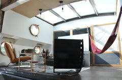 Cosy yet spacious and warmly decorated design appartment at my house boat, the A Ghent, Belgium Unique experience - spacious boathouse near center Houseboat vacation rental 43535570