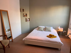 Two beautiful and spacious bedrooms for rent in a charming house in the district Antwerp, Belgium Room2 on private floor with shared guest bathroom Private room in casa particular vacation rental 655752776214577149