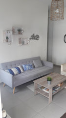 Ground floor apartment with 2 bedrooms, living room, kitchen, bathroom and court  Comfort apartment in Myrtos Entire rental unit vacation rental 18968256