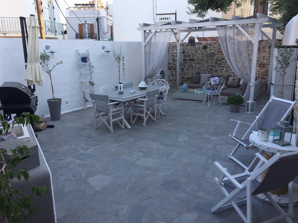 The beautiful island of syros welcomes the most relaxing and peaceful backyard i  Cozy house with relaxing backyard Entire condo vacation rental 628167039233356604