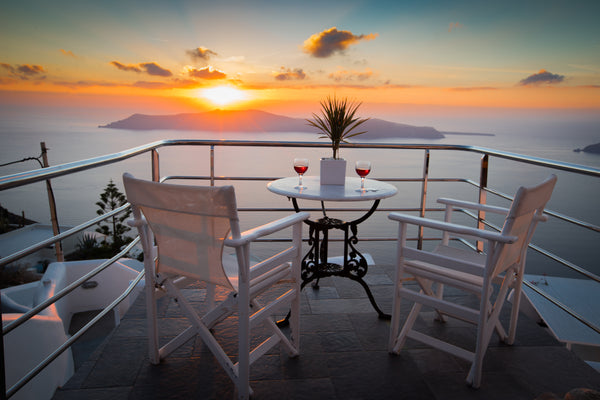 This newly renovated suite features a bedroom with double bed and living room wi Imerovigli, Greece Caldera View Suite with direct volcano view Room in boutique hotel vacation rental 43659750
