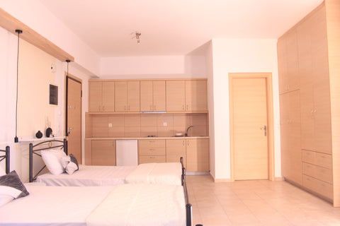 Spacious, bright and brand new Triple studio apartment measuring approximately 3 Rhodes, Greece Krinis Apartments Entire rental unit vacation rental 47572604