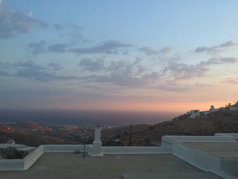 This newly built detached house is situated in the peaceful mountain village of  Athens, Greece Stunning View Cycladic Duplex in Triantaros, Tinos Cycladic home vacation rental 668653538704950595