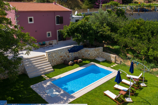River view is a totally private beautiful villa with a private pool, suited for  Rethimnon, Greece River view Villa, Private pool, near Rethymno Entire villa vacation rental 44054654