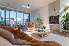 Our arty penthouse is an exclusive apartment with stellar location. It is surrou  Admire panoramic city views from an arty penthouse Entire rental unit vacation rental 45589059