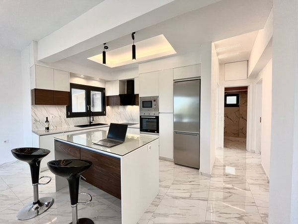 It's a renovated apartment with high aesthetics and design. It's about 100 sqm.  Heraklion, Greece Εstavromenos apt. Entire rental unit vacation rental 25285164