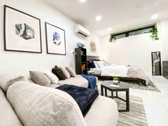 The living space is a private entire floor in a two-floor Duplex with Mid Centur New York, NY Condo in Queens · ★5.0 · 1 bedroom · 2 beds · 1.5 baths Private room in condo vacation rental 40501316