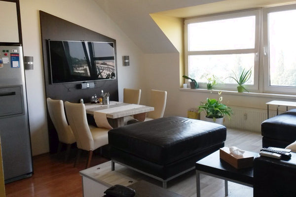 Modern cozy light loft-apartment located in the wider Prague center. 10 minutes  Prague, Czechia Loft Apartment Praha Entire loft vacation rental 18682656