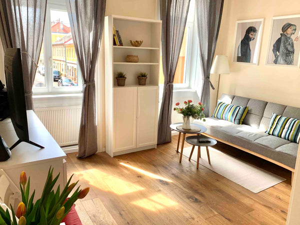 A spacious and vibrant one-room apartment with everything you'll need for a rela Vienna, Austria Cozy apartment, close to the center Entire condo vacation rental 48514074