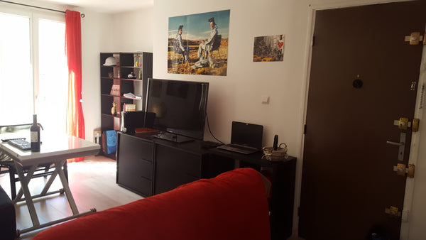 Le logement comprend seulement 1 chambre et 1 salon. <br />Le salon contient un  Mâcon, France Logement 47 m2 dans le 7eme Entire rental unit vacation rental 31460172
