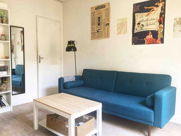 Chambre spacieuse et lumineuse avec un lit double et salle de bain privative. L' Paris, France Chambre et SDB privée dans un appart du 11e Private room in rental unit vacation rental 16412647