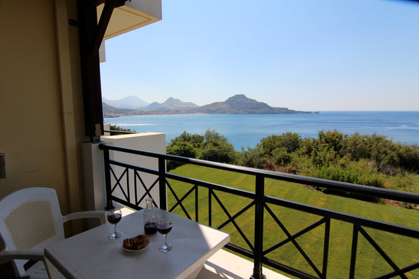 My place is suitable for couples, business travelers and families (with children Souda, Greece Foteinei & Martha Studios Entire rental unit vacation rental 6295998