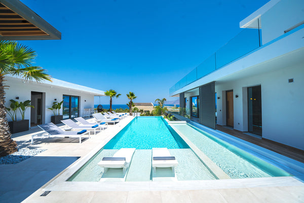 This brand new luxury villa has six bedrooms divided into two buildings and 3 fl Chania, Greece Villa Lydia in Kissamos, Chania by UniqueVillas Entire villa vacation rental 45110555