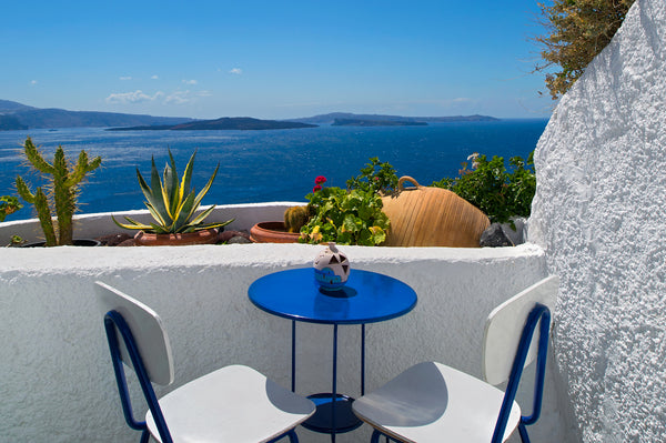 My place is close to the city center and public transport. You’ll love my place  Oia, Greece THE BLUE-VOLCANO VIEW Private room in cave vacation rental 15926564