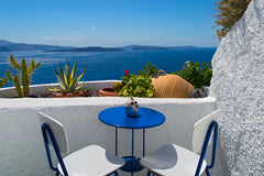 My place is close to the city center and public transport. You’ll love my place  Oia, Greece THE BLUE-VOLCANO VIEW Private room in cave vacation rental 15926564