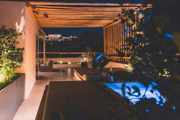Luxury 85 sq. m. apartment in the center of Psyri, Athens, just 2 min. from the  Ilion, Greece Luxury apt with Acropolis view Terrace and Jacuzzi Entire rental unit vacation rental 53139542