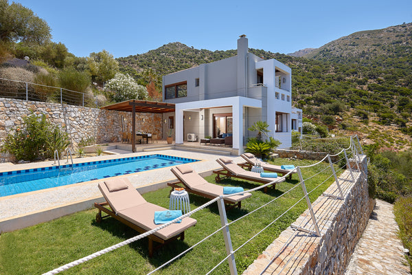 Okeanides Villas is a new complex of villas, consisting of four uniquely designe  Villa Elektra - Only 600m from the beach Entire villa vacation rental 51972456