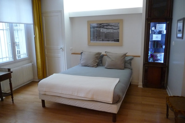 Beaucoup d'espace dans la chambre de ce studio meublé avec soin de meubles ancie Paris, France Grand studio calme, Montorgueil Entire rental unit vacation rental 10199748