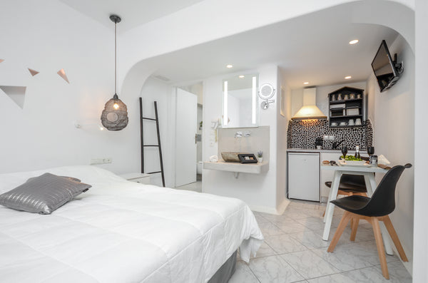 The double studio for 2 adults are on the lowest  ground floor of the complex(se Naxos, Greece Evilion double studio (no balcony-ground floor) Private room in rental unit vacation rental 30203236