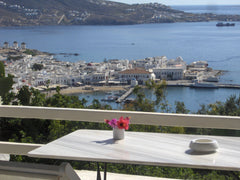 Spectacular Sunsets..<br />The house is located on the hill above the city (Chor Greece Overlooking Mykonos Cycladic home vacation rental 6498116