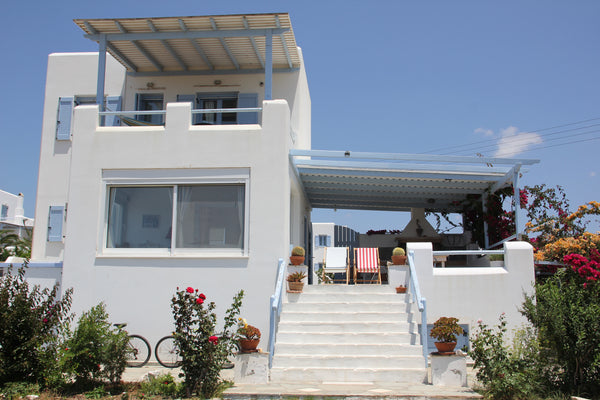 The Cycladic style, in a complex of houses, house  with a shared garden and a br Athens, Greece Cycladic style villa Myrto at Pyrgaki Cycladic home vacation rental 10363186